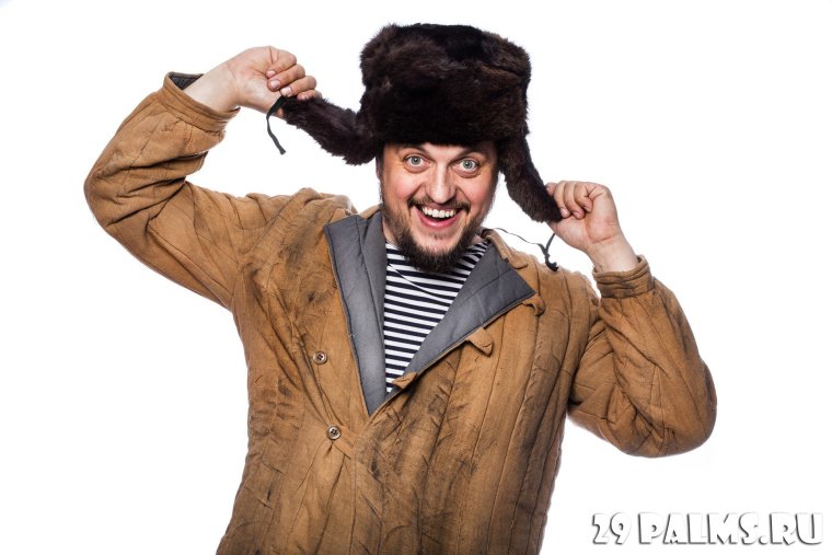 Человек в ушанке