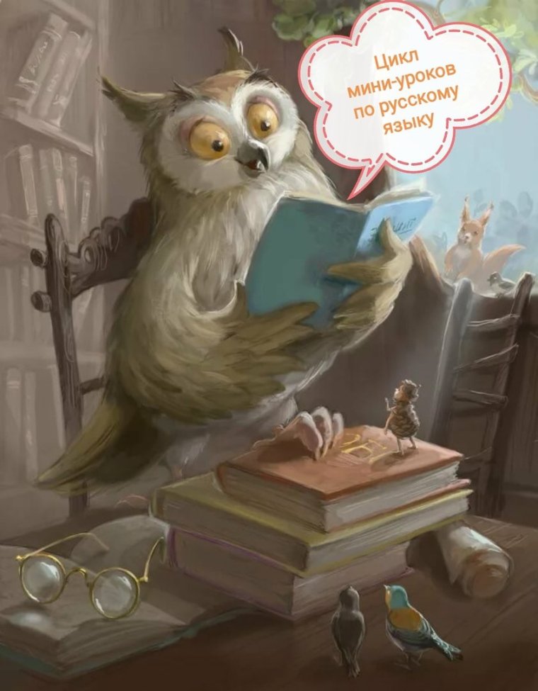 Сова с книжкой