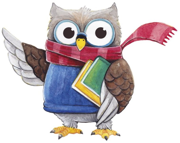 Сова с книгой