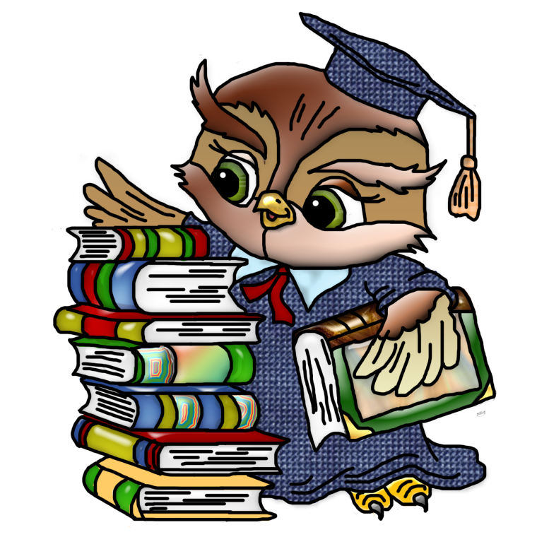 Сова с книжкой