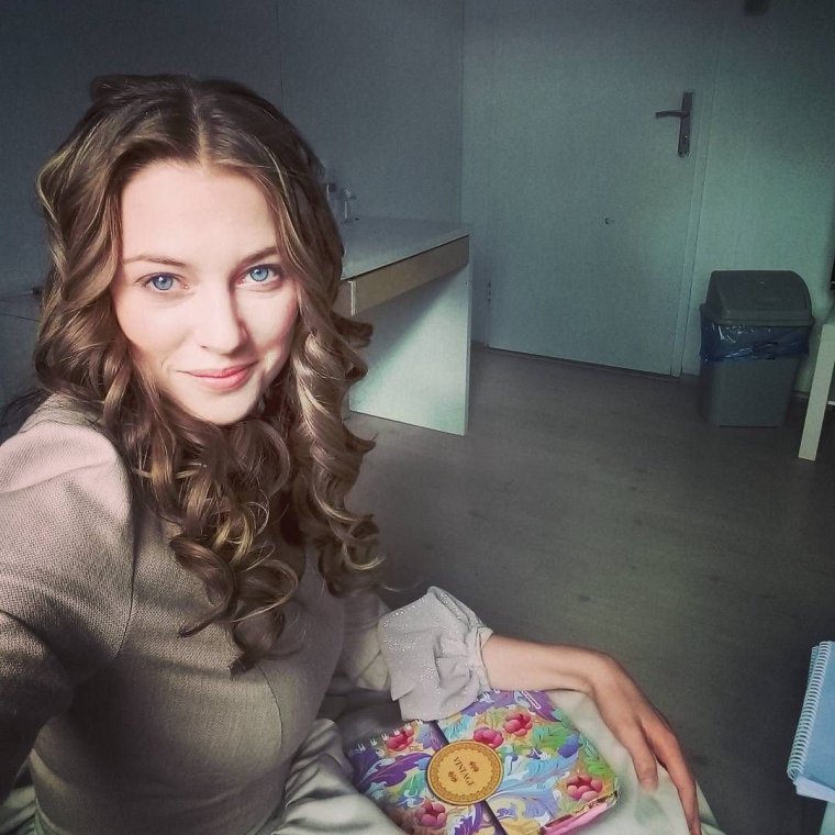 Александра Никифорова с дочкой