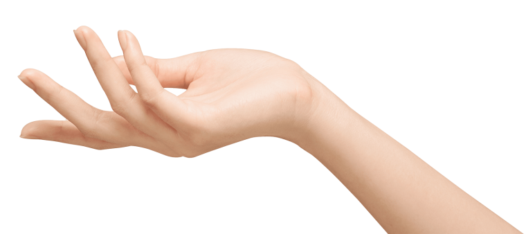 Рука с открытой ладонью