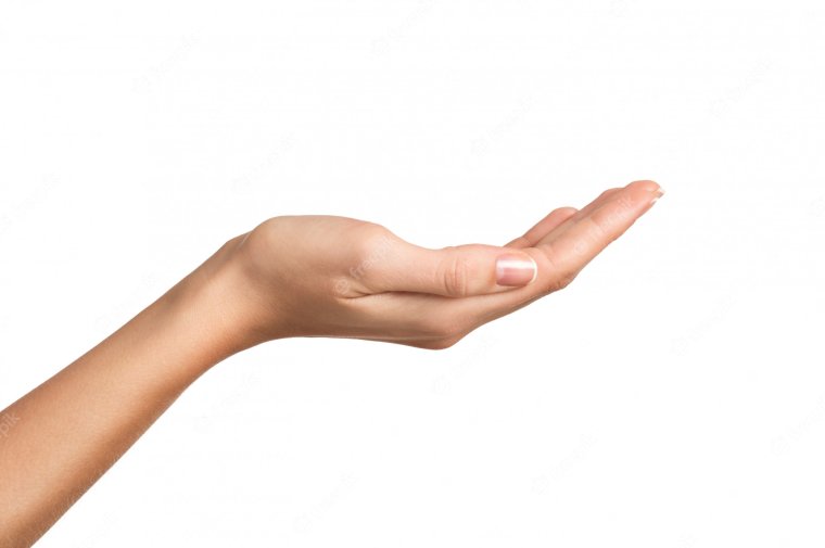 Рука ладонью вниз