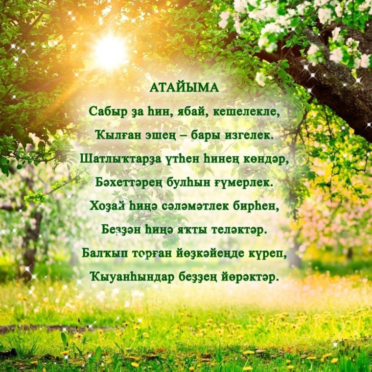 Поздравления с днём рождения женщине на татарском языке