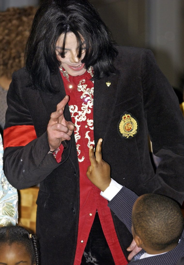 Майкл Джексон с детьми 1992