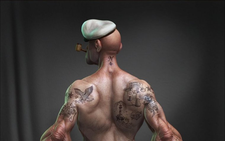 Моряк Папай 3d