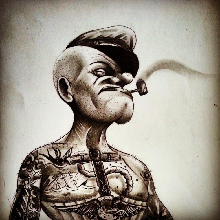 Моряк попай Робин Уильямс