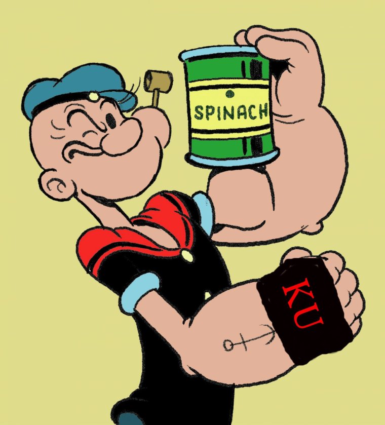 Моряк Папай новогодний