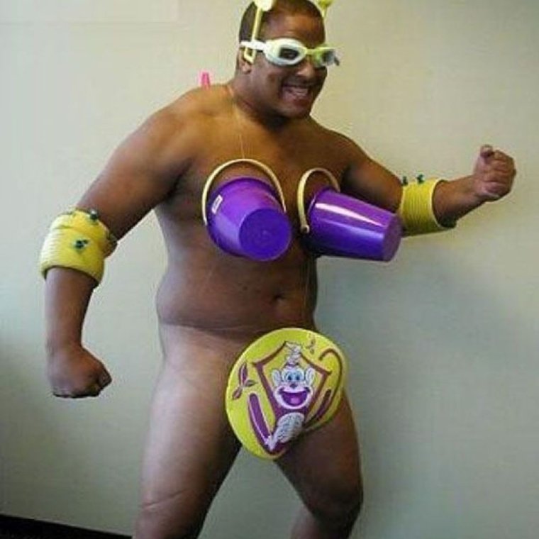 Негр в пене