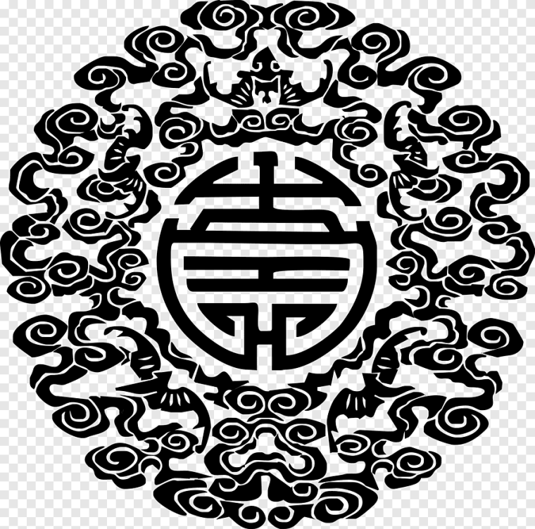 Китайский узор круг