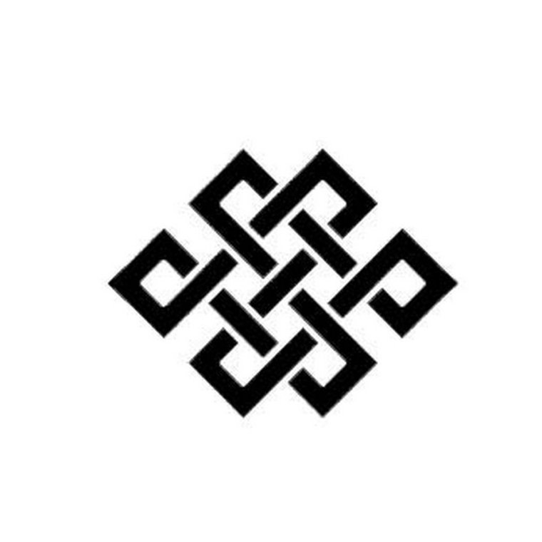 Иконка узла бесконечности в буддизме