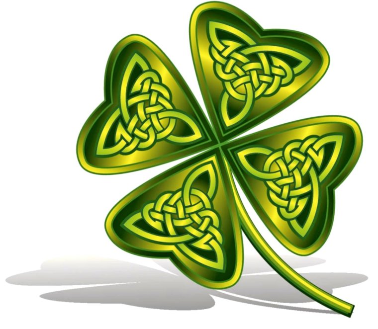 Кельтский Клевер четырехлистный