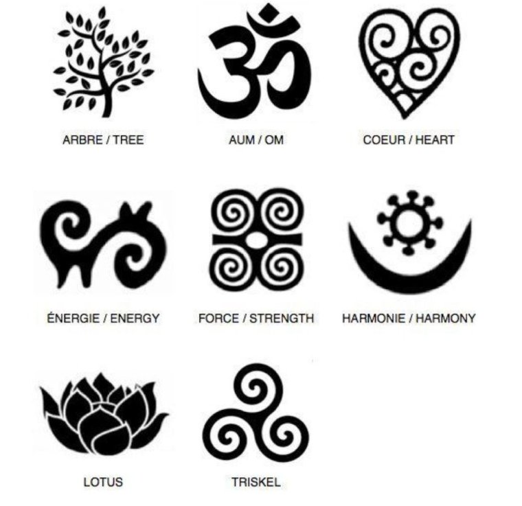 Символ гармонии тату