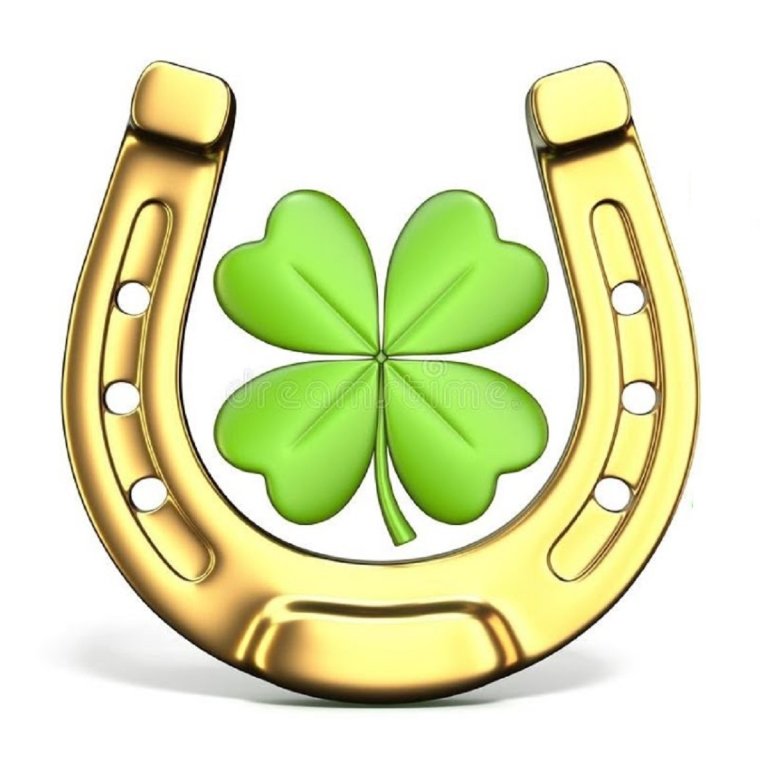 Четырехлистный Клевер с подковой