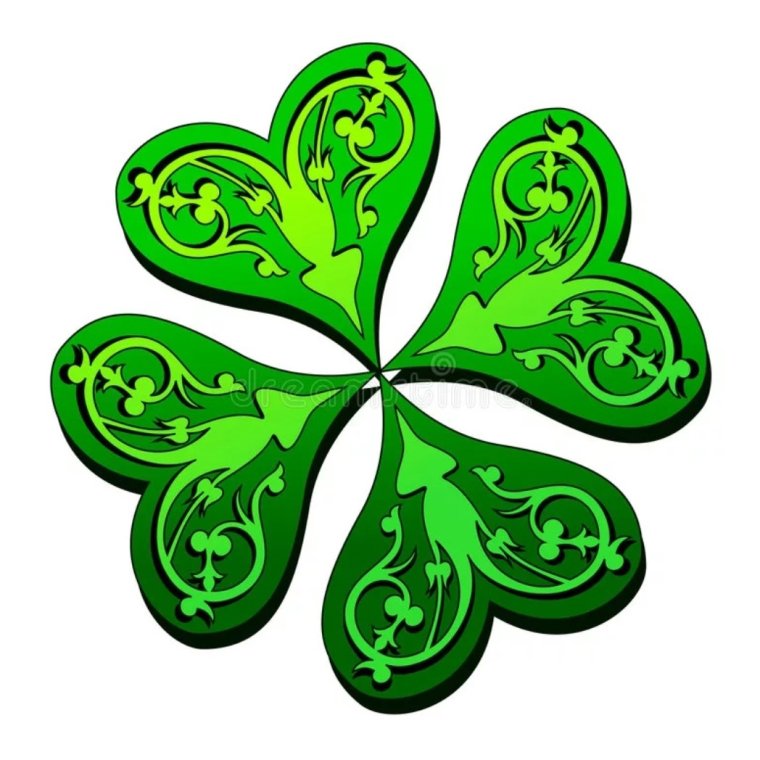 Ирландский Клевер четырехлистный