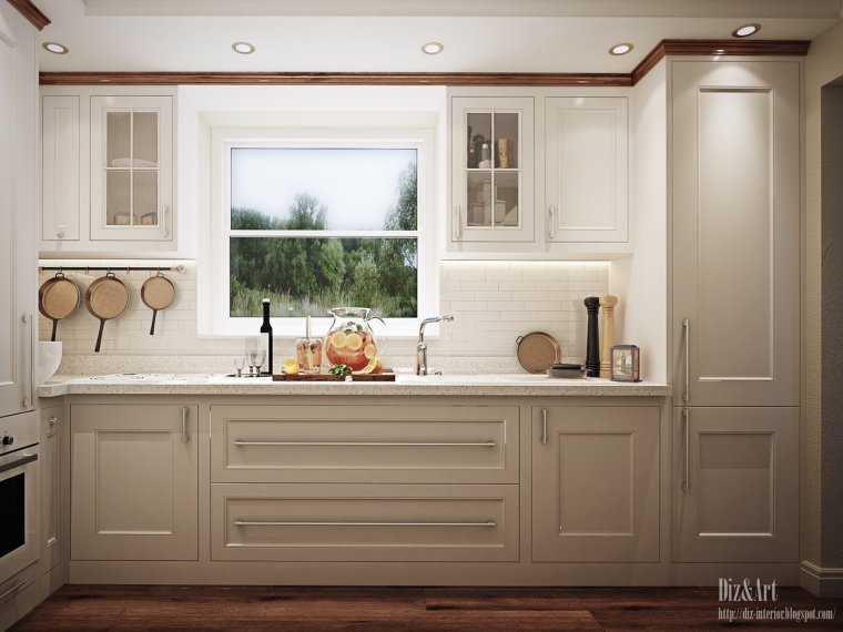 Кухни с окном в современном стиле