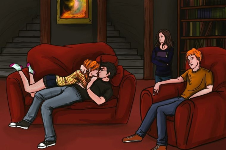 Гарри Джинни и Рон