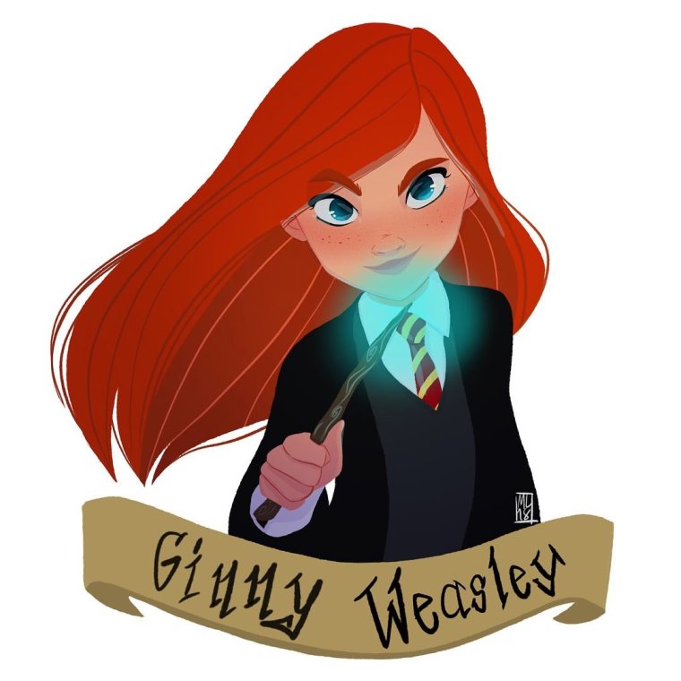 Джинни Уизли мультяшная