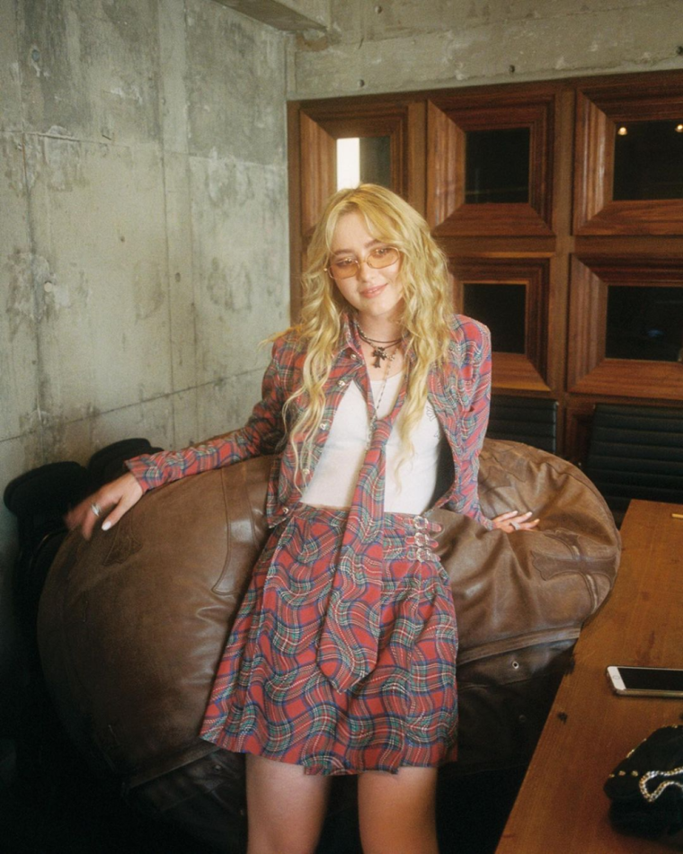 Кэтрин Ньютон фотосессия гольф