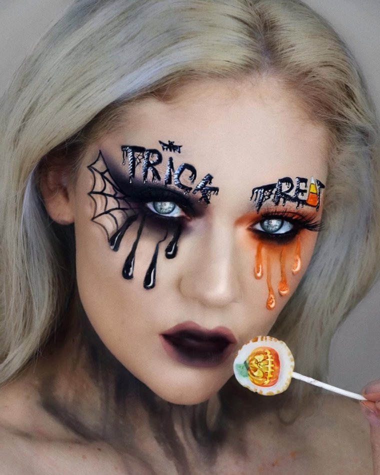 Макияж Кристи Крайм Хэллоуин 2020
