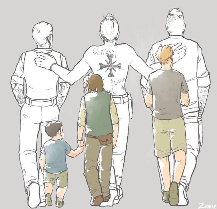 Far Cry 5 семья СИД арт