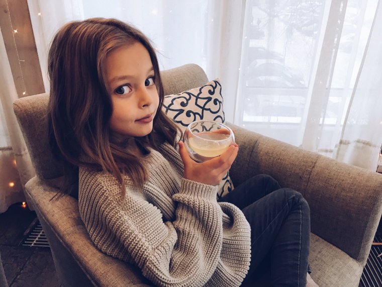 Анна Павага в младенчестве