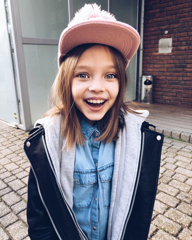 Детский портрет на улице