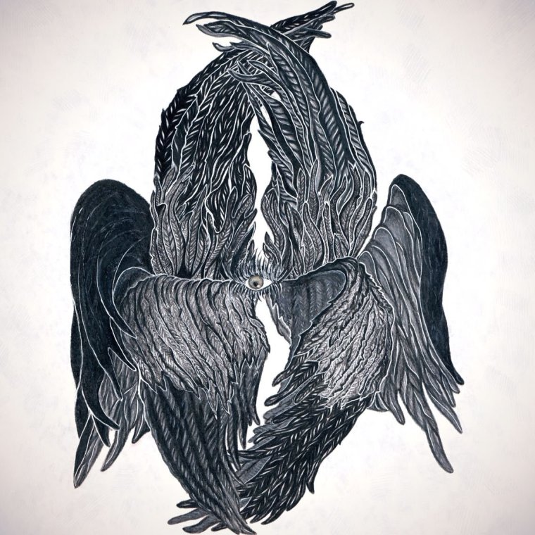 Шестикрылый Серафим эскиз тату