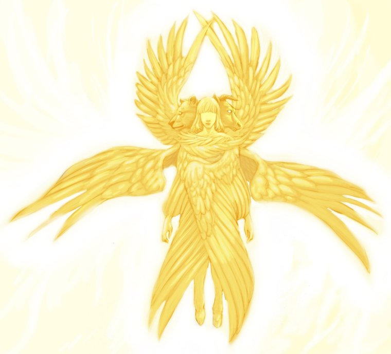 Серафим Шестикрылый ангел ветхозаветный