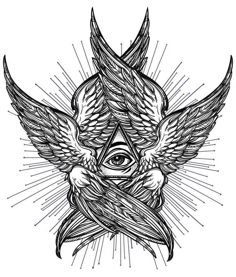 Шестикрылый Серафим Татуировка