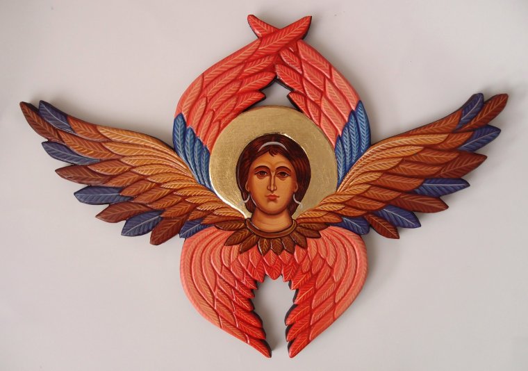 Серафим Шестикрылый, икона