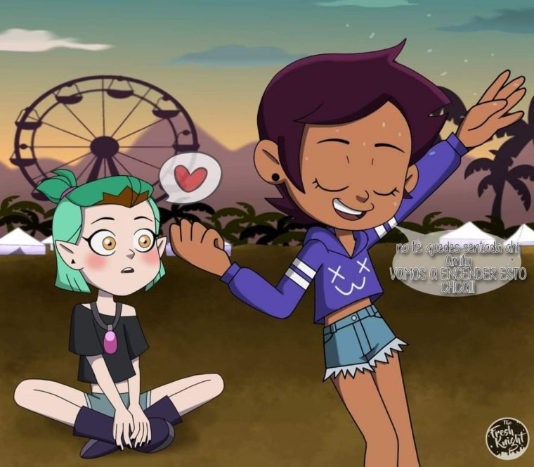 The Owl House Эмити и Луз