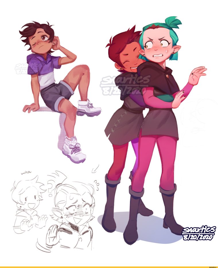 Луз и Эмити шип фан арты