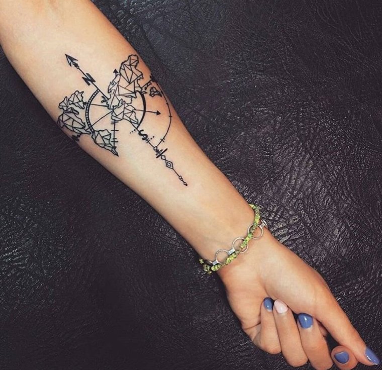 Тату на запястье