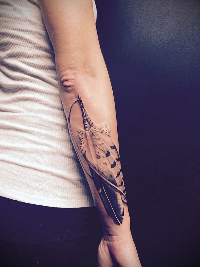 Тату на предплечье Пьеро