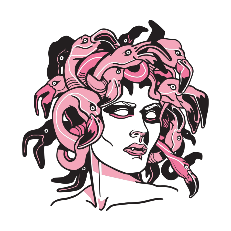 Медуза Горгона эскиз