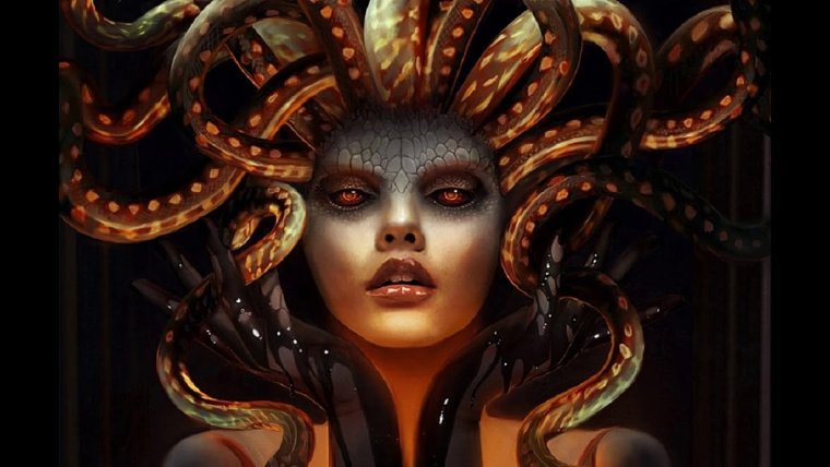 Медуза Горгона Графика Греция