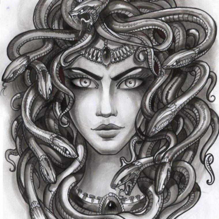 Медуза Горгона вектор