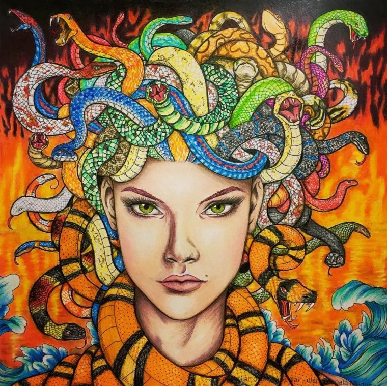 Медуза Горгона тату