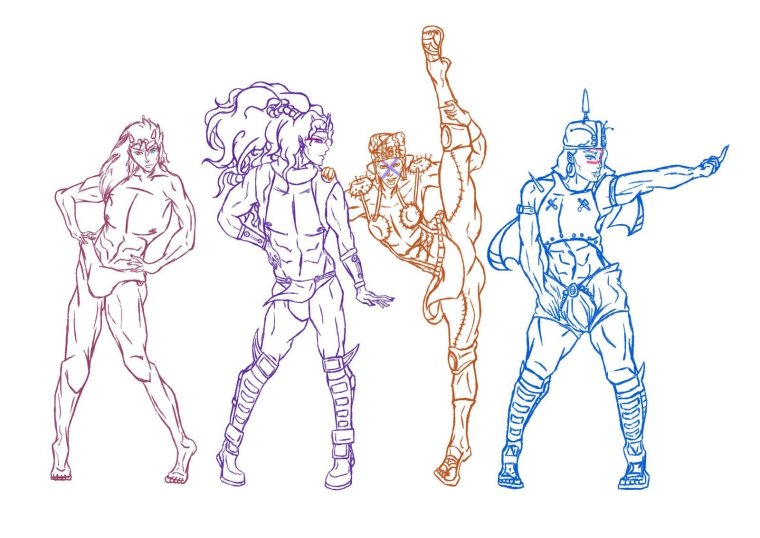 Поза пилларменов Джоджо