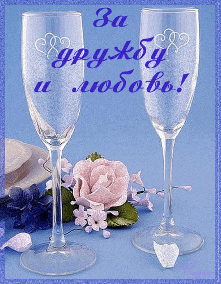 Бокалы за дружбу