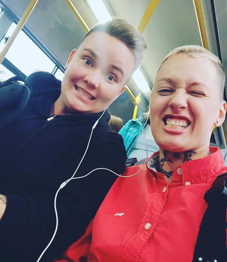 Ксения Милас и Анна Горохова