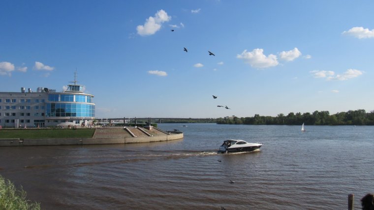 Слияние Оми и Иртыша