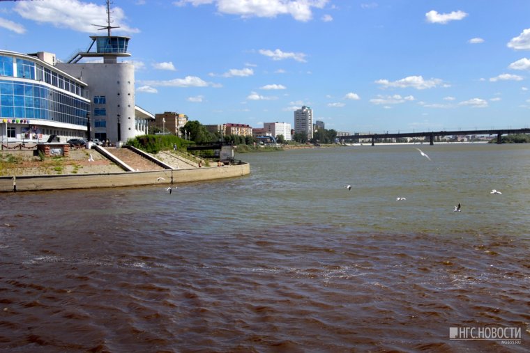 Омск Иртыш и Омь