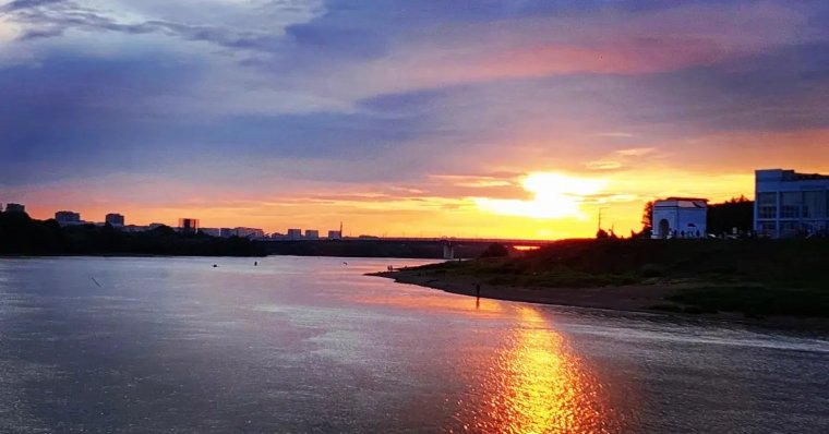 В Омске самые красивые закаты