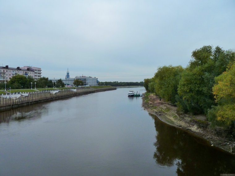 Река Омь и Иртыш