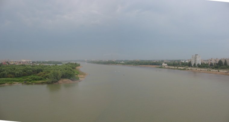 Вид на Иртыш в Омске