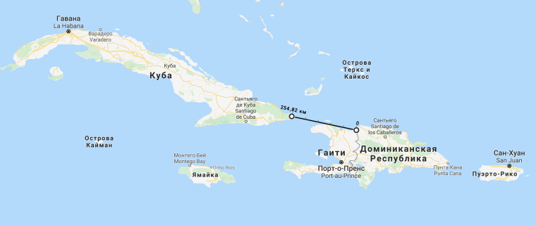 Куба Доминикана Гаити на карте