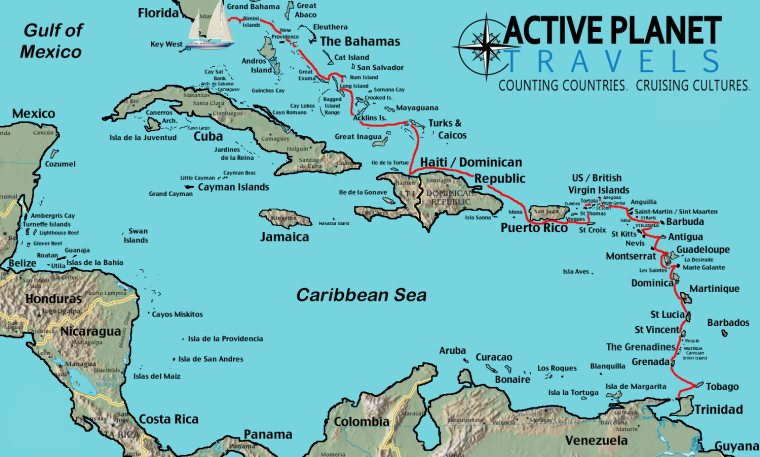 Виргинские острова на карте