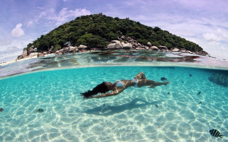 Карибское море голубая Лагуна